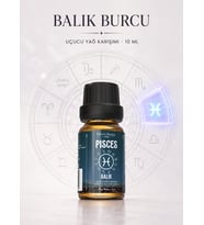 # Balık Burcu Uçucu Yağ Karışımı – Portakal, Sedir, Sandal Ağacı ve Ardıç Uçucu Yağları, 10 ml