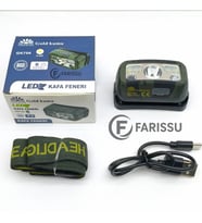 GK706 Sensörlü 2000 Lümen Şarjlı LED Kafa Feneri – 7 Işık Modu – Ultra Hafif 47 gr