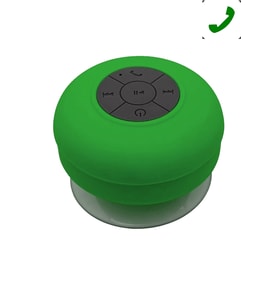 TT Su Geçirmez Banyoda Kullanılabilen Vakumlu Bluetooth Hoparlör (Yeşil)