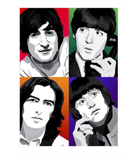 The Beatles Model Mdf tablo