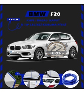 Bmw F20 Oto Araç Kapı Koruma Fitili 5metre Parlak Mavi Renk