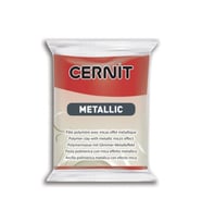 Cernit Metallic Polimer Kil 56 gr 400 Red 