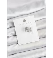 Gümüş Renk Zirkon Taşlı Pirinç Kıkırdak Earcuff Küpe - TJ-BKP11618