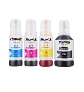 Photoink Epson L6490 4 Renk Muadil Mürekkep 112 - 127 ML 70 ML