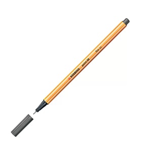 STABİLO 88 POİNT FİNELİNER KEÇE UÇLU KALEM 0.4mm 96 KOYU GRİ