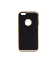 iPhone 6 Plus Kılıf İnfinity Motomo Silikon Kılıf (Gold)