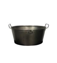 Oval Açaçaklı metal buz kovası ,şişe şampanya soğutucu buz kovası 15lt