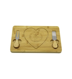 Kalpli Bıçak Sağ-solahşap Bambu Kahvaltı Peynir Sunum PANO2 Bıçak=ahşap SAP19X29CM-1.5CM