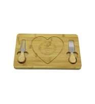 Kalpli Bıçak Sağ-solahşap Bambu Kahvaltı Peynir Sunum PANO2 Bıçak=ahşap SAP19X29CM-1.5CM
