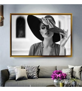 Altın Çerçeveli dekoratif tablo a1209 (Gold)