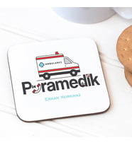 Kişiye Özel Paramedike Hediye Bardak Altlığı