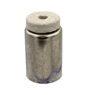 Elektrikli Isıtıcı İle Uyumlu Cam Rezistans Porselen Başlık – Montaj Ucu Yalıtım Parçası (2,5cm – 1,2cm – 2,3cm Ölçülü)
