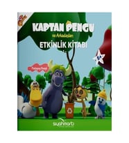 Kaptan Pengu Ve Arkadaşları - Etkinlik Kitabı (5+ Yaş) - Fatma Hazan Türkkol 9786055131524