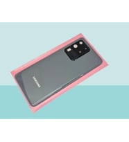 Samsung Galaxy S20 UTRA Uyumlu Arka Kapak Batarya Kapağı FÜME - FULL LENSLİ