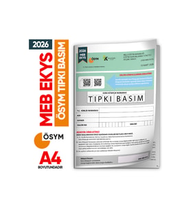 2026 MEB-EKYS(MEB-AGS Uyumlu)ÖSYM Çıkmış Soru Tıpkı Basım Deneme Sınavı Türkiye Geneli Soru Fasikülü