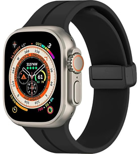 Lexroo Aple Watch Manyetik Silikon Kordon 42/44/45/49/L Kadın Erkek Spor Kordon iWatch Aple Watch