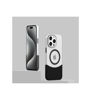Pilelistore   iPhone 16 Carbon Puzzle Magsafe Kapak - Siyah
