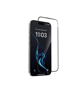 iPhone 16 Pro Max Uyumlu Elektriklenme Önleyici Anti-Static Tam Kaplayan Temperli Cam Ekran Koruyucu