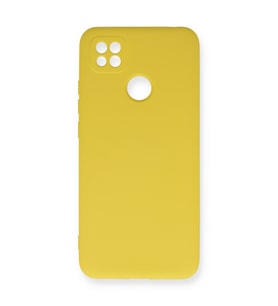 Redmi 9C Kılıf Nano Içi Kadife Silikon - Sarı