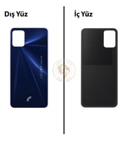 Reeder S19 Max Mavi Arka Kapak Arka Cam Batarya Kapağı Lazer Kesim Kapak Pil Kapağı Back Cover