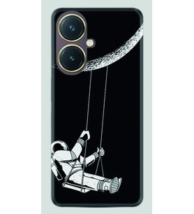 Vivo Y27 Kılıf Desenli Silikon Platinium Series Astronot 519