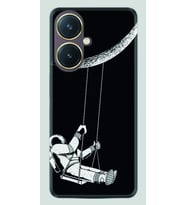 Vivo Y27 Kılıf Desenli Silikon Platinium Series Astronot 519