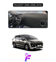 PEUGEOT 3008 (2008-2016) Uyumlu Torpido Örtüsü Yansıma Önleyici Tam Koruma Kolay Montaj J12