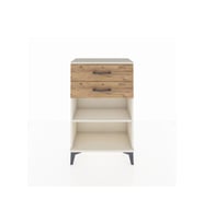 Arges Komodin Tek Raflı 2 Çekmeceli 60x30x96 Aytaşı-Çam