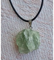 Florit Kolye  Ucu ,  Kolye , Doğal Taş Kolye, Hediyelik , Yeşil Doğal Taş Kolye, Moli Tasarım, 9250400913