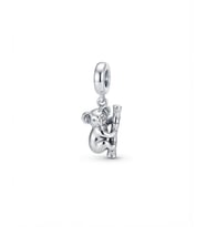 Bayan Gümüş Bileklik Uyumlu Koala Model Charm