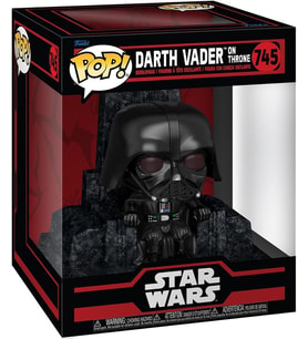 Funko Pop! Deluxe: Yıldız Savaşları: Yıldız Savaşları Darkside - Tahtta Darth Vader (Krem)