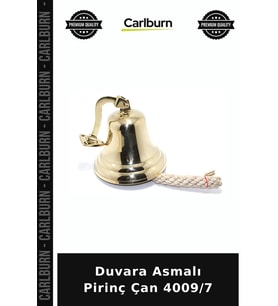 Özel Üretim Dekoratif Duvar Aksesuarı Klasik Ev Hediyesi Duvara Asmalı Pirinç Çan 4009/7