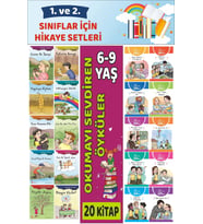 1.ve 2.Sınıflar İçin Okuma Alışkanlığı Kazandıran Mükemmel 20 li Hikaye Seti 3