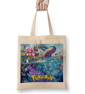 Pokemon 01 Bez Çanta Uzun Saplı