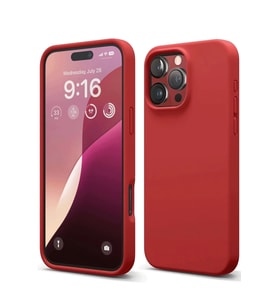 iPhone 16 Pro Kılıf First Silikon - Kırmızı