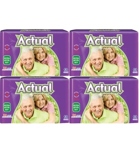 Actual Yetişkin Bezi Bel Bantlı XL - Ekstra Büyük - Extra Large 120 Adet (4PK*30)