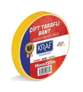 Çift Taraflı Bant 15 Mm X 25 Mt