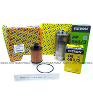 Fiat Doblo 1.6 Multijet Filtre Bakım Seti (2010-2015) (484621666)