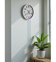 36 Cm Beyaz Çocuk Odası Duvar Saati (Standart)