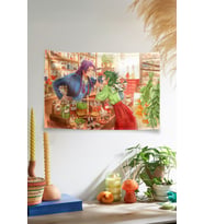 Şifacı Günceleri Temalı Anime Duvar Tapestry, Şık ve Çekici Dekorasyon