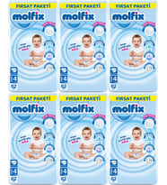 Molfix Bebek Bezi Beden:4 (7-14KG) Maxi 372 Adet Ekstra Fırsat Pk