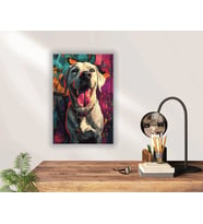 Köpek Temalı Cam Tablo