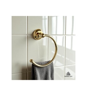 Klasik Vintage Tasarım Pirinç Banyo Havluluğu