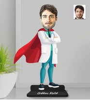 Kişiye Özel Tıp Bayramı Doktor Acil Doktoru Ahşap Biblo-2
