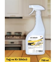 ACTO® DEGREASER 750 ml  Kullanıma Hazır Yağ ve Kir Çözücü  Etkili Formül (Şeffaf)