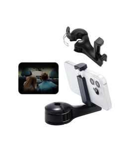 Space24 SPK08 2 in 1 Araç İçi Telefon Tutucu ve Askılık Siyah