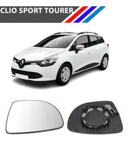 Otozet - Renault Clio Tourer Sağ Dış Ayna Camı Yolcu Tarafı Isıtmalı 2013 Sonrası 963658306R