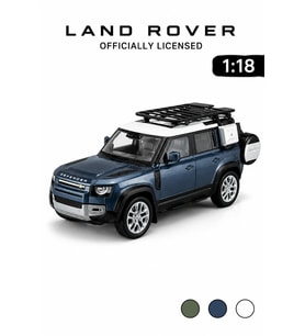 Land Rover Defender 110 2020 1:18 Ölçek Diecast Metal Model Araba Lisanslı Yeşil