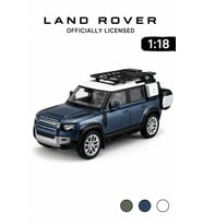 Land Rover Defender 110 2020 1:18 Ölçek Diecast Metal Model Araba Lisanslı Yeşil