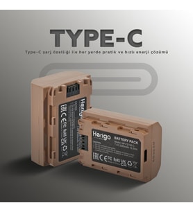 NP-FZ100-C 2280mAh Type-C Şarjlı Batarya (NP-FZ100 Uyumlu)